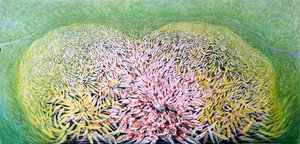 Glorious Entry, 2011 (Wschodni gwasz na papierze ryżowym) autorstwa Komi Chen