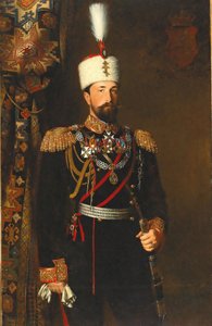 Portret księcia Aleksandra I Bułgarii 1857-1893, 1881.