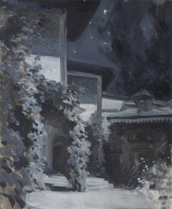 Pałac Bachczysaraj. Ilustracja do wiersza Fontanna Bahçesaray A. Puszkina autorstwa Konstantin Alekseevich Korovin
