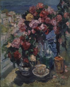 Róże. Gurzuf, 1916 autorstwa Konstantin Alekseevich Korovin
