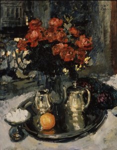 Róże i fiołki, 1912