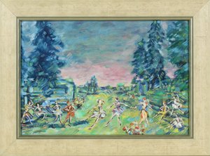 Scenografia do baletu Korsarz A. Adama, 1914 autorstwa Konstantin Alekseevich Korovin