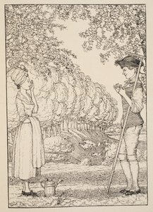 Szczęśliwa umowa, 1918 r. autorstwa Konstantin Andreevic Somov