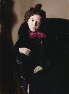 Portret Anny Pietrownej Ostroumowej-Lebiediewej (1871-1955) 1901 (olej na płótnie) autorstwa Konstantin Andreevic Somov