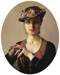 Portret damy, 1936 autorstwa Konstantin Andreevic Somov