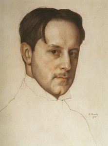 Portret artysty Mścisława Dobużyńskiego 1875-1957, 1910. autorstwa Konstantin Andreyevich Somov