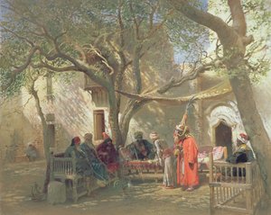 Derwisze w Kairze autorstwa Konstantin Egorovich Makovsky