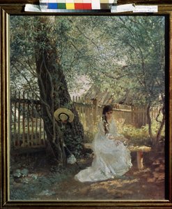 W ogrodzie autorstwa Konstantin Egorovich Makovsky