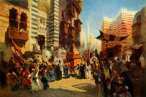 Powrót Świętego Dywanu z Mekki do Kairu, 1876, 1965. autorstwa Konstantin Egorovich Makovsky