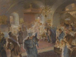 Posypanie studium chmielu autorstwa Konstantin Egorovich Makovsky