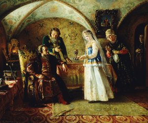 Wprowadzenie, 1868 autorstwa Konstantin Egorovich Makovsky