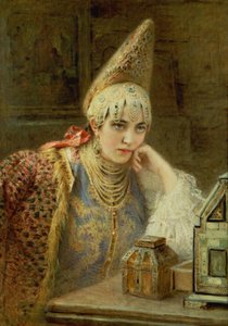 Nieznany obraz autorstwa Konstantin Egorovich Makovsky
