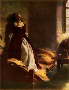 „Księżniczka Tarakanova w twierdzy Pietropawłowsk w czasie powodzi”, 1863, 1965. autorstwa Konstantin Flavitsky
