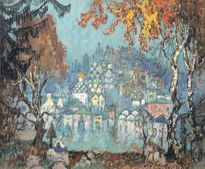 Zatopione miasto Niewidzialne miasto Kiteża, 1933.