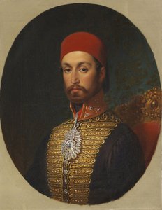 Portret sułtana Abdülmecida I, ok. 201 1846 autorstwa Konstantin Johann Franz Cretius