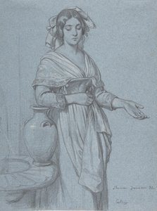 Studium Rzymianki, 1841. autorstwa Konstantin Johannes Franz Cretius