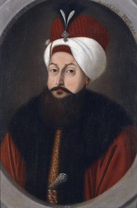 Sułtan Selim III (1761-1808) - Peinture de Konstantin Kapidagli (czynny 1789-1806), ok. 1930 r. 1800 - Olej na tekturze, 37x26 - Kolekcja prywatna autorstwa Konstantin Kapidagli