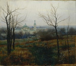 Koniec jesieni, 1887 autorstwa Konstantin Konstantinovich Pervukhin