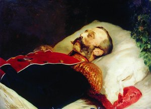 Konstantin Makovsky Aleksander II na scenie 1881 r.