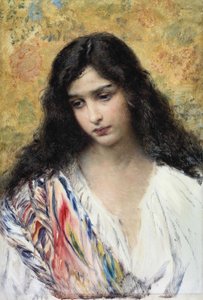 Rosyjskie piękno autorstwa Konstantin Makovsky