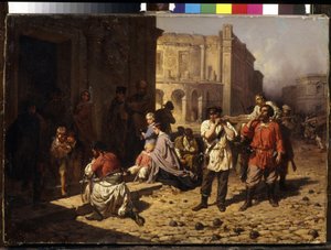 Oblężenie Sewastopola w 1854 r autorstwa Konstantin Nikolaevich Filippov