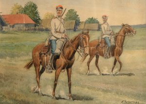 Kozacy autorstwa Konstantin Nikolayevich Chichagov