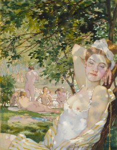 Kąpiący się w słońcu, 1930