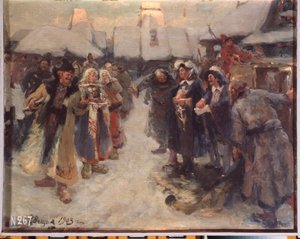 Cudzoziemcy w Moskwie autorstwa Konstantin Veshchilov