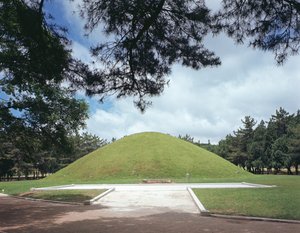 Tumulus króla Muryong autorstwa Korean School
