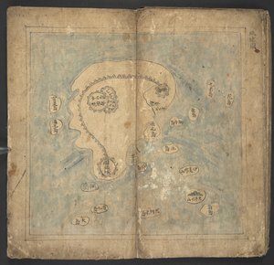 Dodaj lub. 13138, nr 12 Ryukyu, z „Yŏjido” (Atlas) autorstwa Korean School