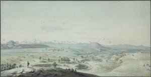 Widok twierdzy Konstantinogorsk z Góry Maszuk, 1805