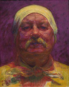 Autoportret, 1914. autorstwa Kristian Zahrtmann