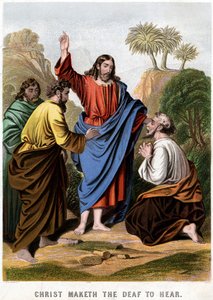 Chrystus sprawia, że głusi słyszą, 1860