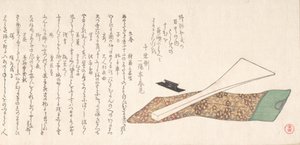 Plektron Bachi używany w grze Shamisen, XIX wiek.