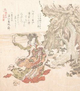 Historia Kamakury, XIX wiek. autorstwa Kubo Shunman