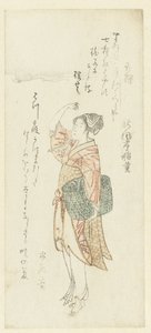 Kobieta rybaka autorstwa Kubota Shunman (attributed to)