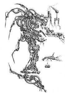 Przemysłowy golem mechaniczny autorstwa Kulik