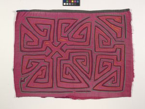 Panel koszuli (Mola) (zdjęcie) autorstwa Kuna Indian Culture