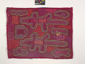 Panel koszuli (Mola) (zdjęcie) autorstwa Kuna Indian Culture