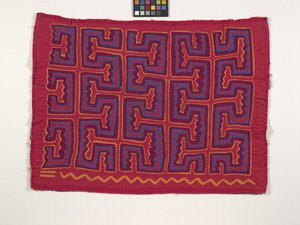 Panel koszuli (Mola) (zdjęcie) autorstwa Kuna Indian Culture