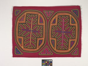 Panel koszuli (Mola) (zdjęcie) autorstwa Kuna Indian Culture