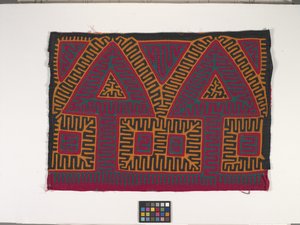 Panel koszuli (Mola) (zdjęcie) autorstwa Kuna Indian Culture
