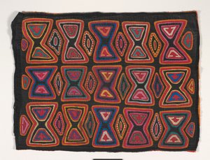 Panel koszuli (mola) (bawełna z aplikacjami) autorstwa Kuna Indian Culture