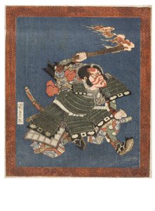 Aktor kabuki, Ichikawa Danjuro VII, ok. 1815-1820 (drewno na papierze)