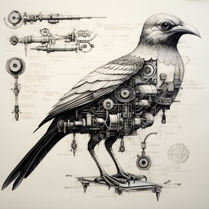 Parowe plany mechanicznych ptaków z Da Vinci 1