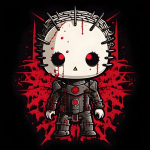 Hello Kitty jako projekt koszulki Pinhead 2