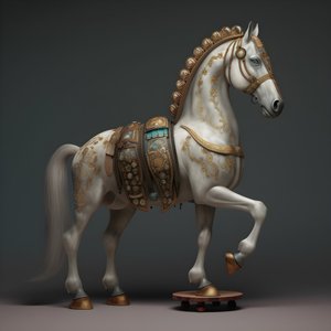 antropomorfy Pferd 3