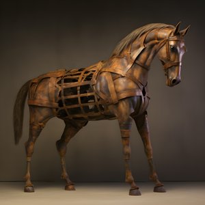 antropomorfy Pferd 4