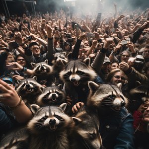 horda pełna szopów na koncercie rockowym 2