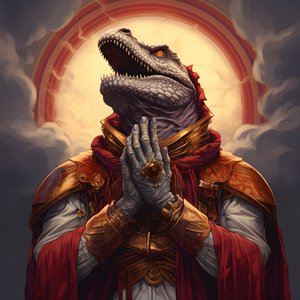 Zabójcza królowa modląca się T-Rex 4